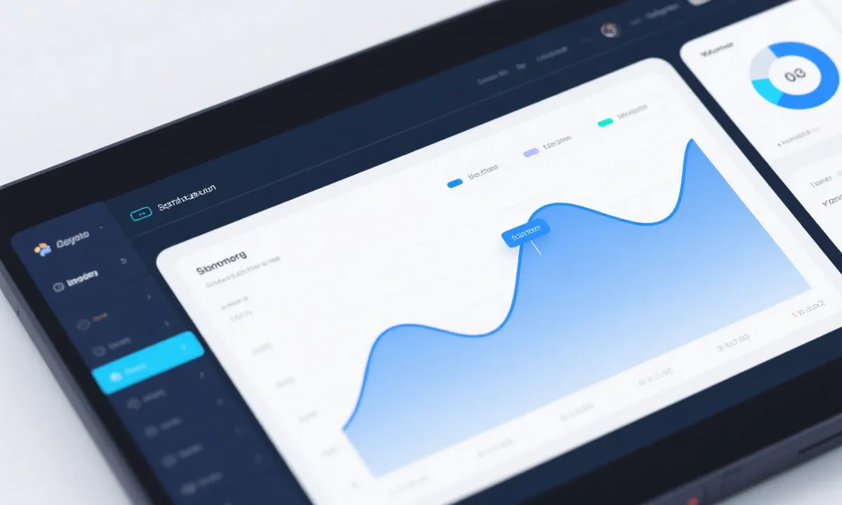 数据仪表盘示意图